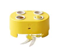 Jouet Électronique Pour Chat | Arbre À Chat Électrique | Jeu De Plateau Tournant Intelligent Pour Animaux De Compagnie Avec Plumes | Pour Le Divertissement Intérieur Et Extérieur, Soulagement Du Stres