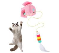 Jouet électronique pour Chat - Jeu interactif électrique pour Animal Domestique pour Jouer avec Un Jeu engageant, Design activé par Le Mouvement avec des matériaux, Jouet à Suspendre pour
