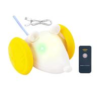 Jouet électronique pour chat, tourne-disque pour chat, jouet électrique Vista automatique pour chat, détection intelligente, rechargeable, jeu interactif pour chaton, jouet amusant avec lumière et son