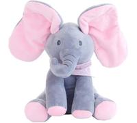 Jouet Éléphant en Peluche - Électrique - Chantant - Musical - Pour Enfants