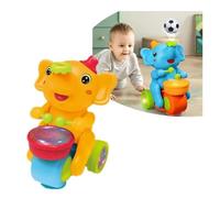 Jouet Éléphant Musical - Tambour - Jaune - 12 mois - Électrique