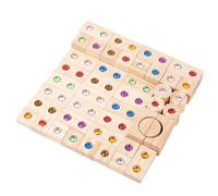 Jouet empilable en Bois, Bloc d'empilage | Jeu d'empileurs en Bois pour - Jouet de Construction de Blocs de triage de Couleurs acryliques, Jouets pour Personnes âgées