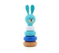 Jouet Empilable en Bois - Raoul le Lapin de Boizoos