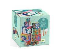 DJECO 10 Cubes a empiler Animaux Sauvages