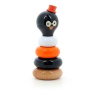 Vilac – Jeu à empiler en bois Raoul le Lapin – Montessori, dès 12 mois, Fabriqué en France