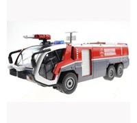 Jouet En Alliage Moulé Sous Pression 1:50, Canon À Eau D'Airfield/Camion De Sauvetage Incendie D'Eau, Modèle De Voiture De Collection, Cadeau Pour Enfants