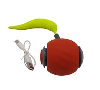 Jouet en Balle pour Chat - Balle à Queue Mobile avec 2 Vitesses - Automatique Rechargeable 2 Vitesses | pour Jeu Chasse Exercise Interieur Et Lutte Contre L'Ennui des