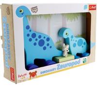 Jouet En Bois 2En1 Dinosaures Zauropod Bobbles Et Ours 61592 Trefl