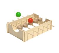 Jouet en Bois À Balle,Jeu De Société pour L Éducation Précoce - Labyrinthe Éducatif en Bois avec Parcours De Balle | pour Garçons et Filles, Fils et Fille, et Famille