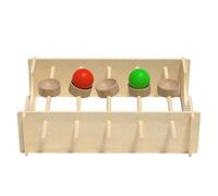 Jouet en Bois À Balle | Jeu de Table pour l'Apprentissage Sensoriel,Labyrinthe Éducatif en Bois avec Parcours De Balle - pour, Garçons, Filles, Fils et Filles