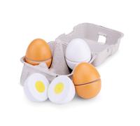 New Classic Toys Oeufs en Bois coupables Jeu d'imitation éducatif pour Les Enfants