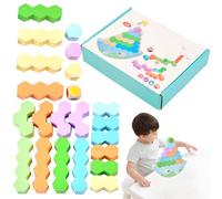 Jouet En Bois À Empiler | Jeu d'Équilibre à Empiler,Blocs de Construction pour Apprentissage Précoce - Pour 2-5 Ans Compétences Motrices Fines Développement Sensoriel Apprentissage Précoce Maternelle