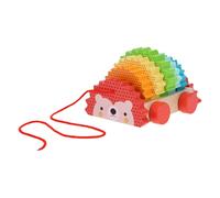 Petit Collage Hedgehog Pull Toy Multicolore Enfants