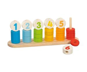 Jouet en Bois Apprendre à compter Arc-en-ciel Goki® - Jouets i