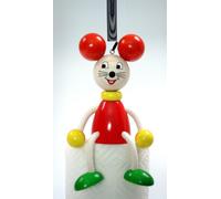 Jouet en Bois Balançoire Souris Bxlxh 100x70x135mm Neuf Figurine Ressort