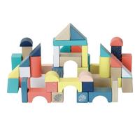 Vilac - Baril de 54 Cubes - Jouets Créatif et Educatif pour Enfants - Jouet d'Eveil Montessori - Construction en Bois - Développement de la Coordination Visuelle et Manuelle- Poignée Transport Facile