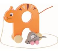 Jouet en bois - Chaton et souris à roulettes TREFL