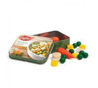Erzi – Jeu en bois Épicerie légumes Iglo dans une boîte métallique