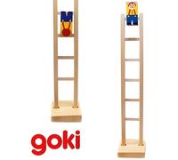 Jouet en bois - GOKI - Clown qui descend l'échelle - Pour enfant de 3 ans - Intérieur - Mixte