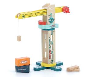 Jouet en bois Grue Docker Vilacity Vilac® - Jouets transport maritime