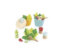 Jouet en Bois - Janod - Set Ma Salade Composée - 33 Accessoires - Jouet d'Imitation - Produit FSC TM - Dès 3 ans