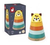 Jouet en bois Janod Tropik Empilable Jaguar Multicolore G