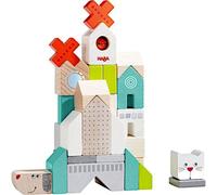 HABA - Jouet en Bois PEFC - Blocs de Construction Chien et Chat - Réf 306086
