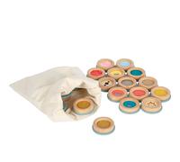 Jouet en bois Jeu de Mémo sensoriel Visuel et Tactile Small foot by