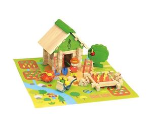 Jouet en bois Jeujura® Kit la Maison du Jardinier 50 pcs | Ref: