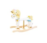 Le Toy Van – Cheval à bascule – Licorne en bois du carrousel – À partir de 12 mois