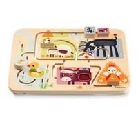 Jouet en bois Lilliputiens Ferme Labyrinthe sensoriel E