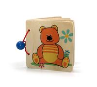 Jouet en Bois Livre D'Images Ourson Bxlxh 110x15x90mm Neuf Appareil de Jeux