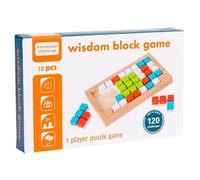 Jouet En Bois Montessori Pour Enfants, Blocs De Construction 3d, Cube De Réflexion Spatiale, Apprentissage, Développement Éducatif, Cadeaux, Nouvelle Collection