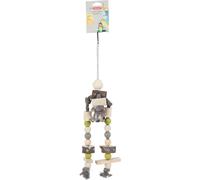 Jouet en bois pour perroquets et grandes perruches Zolux Amaro (x3) Beige TU