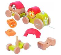 Jouet en bois Train de petits animaux Zigolos Janod
