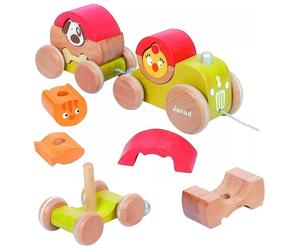 Jouet en bois Train de petits animaux Zigolos Janod