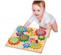 VIGA - Jeu d'engrenage en Bois, Multi