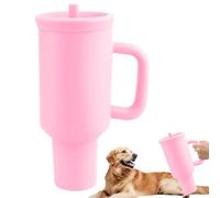 Jouet en bouteille pour chiens, tasse froissée pour chien, Jouet de dentition pour chien, Jouets interactifs à mâcher pour chien, jouets amusants avec tasse d'eau avec son d'oiseau pour accompagner l'