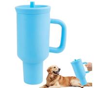 Jouet en bouteille pour chiens, tasse froissée pour chien - Jouet pour chien couinant | Jouets interactifs à mâcher pour chien, jouets amusants avec tasse d'eau avec son d'oiseau pour accompagner l'ex