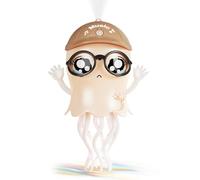 Jouet en calmar : jeu électrique intelligent pour éviter les obstacles, musique légère sensorielle, mouvement de traction, design en spray | Cadeau éducatif de développement pour enfant