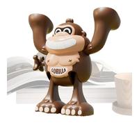 Jouet en corde en forme de gorille - Jouet pour enfants avec acrobaties à 360° - Jouet mignon en corde en forme d'animal pour que les garçons et les filles profitent de sauts mortels et d'acrobaties