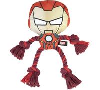 Cerdá Life's Little Moments - Jouet en Corde pour Chien à Mâcher et Sonore - Nettoyant des Dents - Sûr, Resistant et Non Toxique de Iron Man - Licence Officielle Marvel Studios