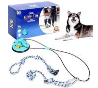 Jouet en corde pour chien avec ventouse - Jouet parfait pour les mâcheurs agressifs - 2 cordes presque indestructibles et ventouse - Jouets stimulants pour chiens de grande et petite taille - Jouets à