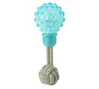 Jouet en corde pour chien, balle de dentition, ampoule à mâcher interactif | Design d'ampoule, jeu de grincement de dents, boule de corde nouée, pour l'entraînement, le lancer, le parc