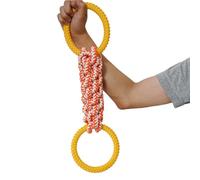 Jouet en corde pour chien - Jouet à mâcher en corde de coton de taille compacte avec nœud solide avec fibres résistantes aux morsures pour le nettoyage des dents et le jeu interactif du chiot 6 cm
