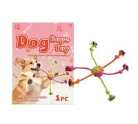 Jouet en corde pour chien - Jouet en coton à tirer, accessoire de remorqueur pour animaux de compagnie, jout à mâcher, activité intérieure et extérieure, corde d'entraînement du comportement | Parfai