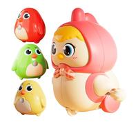 Jouet en corde pour poulet - Jouet en corde - Poulet à corde oscillante - Remplissage de chaussettes de Pâques - Jouet de poulet sauteur pour petits enfants