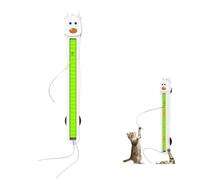 Jouet en corde volante automatique pour chat du paresseux au fou, jouet interactif électrique automatique pour chat, design de corde volante, exercice mains libres, soulagement de l'ennui pour chats