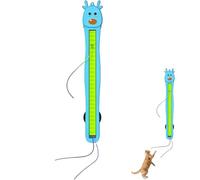 Jouet en corde volante automatique pour chat, jouet interactif électrique automatique pour chat d'intérieur, corde mobile intelligente mains libres, soulagement de l'ennui et exercice pour chats