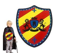 Jouet En De De Simulation Médiéval - Bouclier En Pour, Accessoire De Costume De Combat Assorti | Jouet De De Rôle Léger Et Doux, Sûr, Et Durable Pour Une Fête D'a